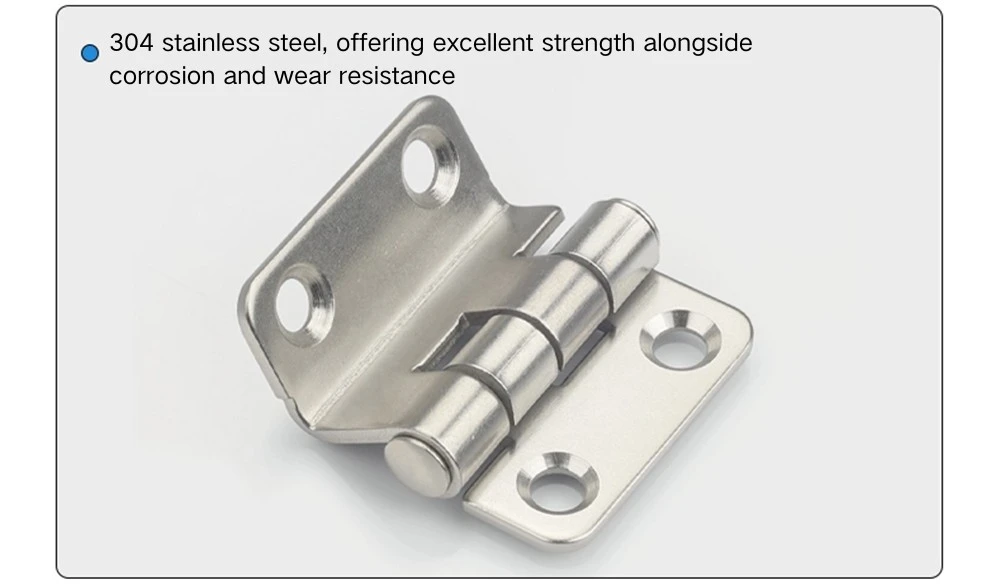 Triple Bend Hinge For Industrial Cabinets